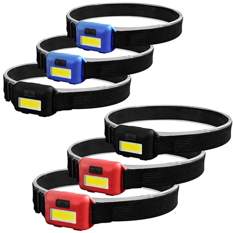 Mini faro COB LED lampada frontale 3 modalità faro impermeabile testa torcia lanterna per campeggio esterno pesca notturna