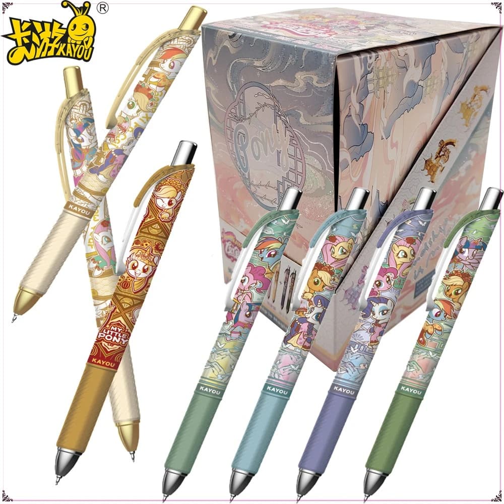 KAYOU My Little Pony Stationery Blind Box - Penna Gel Squisita a Tema Cartone Animato con Inchiostro Nero - Forniture Scolastiche Regalo per Ragazzi e Ragazze