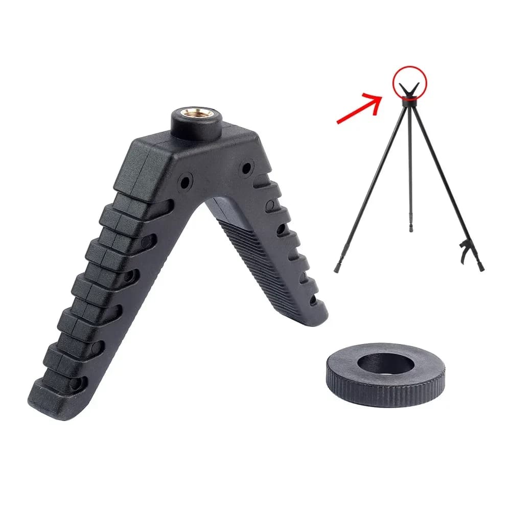 V-Yoke Stick Rack Resto Treppiede per fotocamera Supporto per espansione luce da campeggio esterna Strumento per accessori per pistola giocattolo