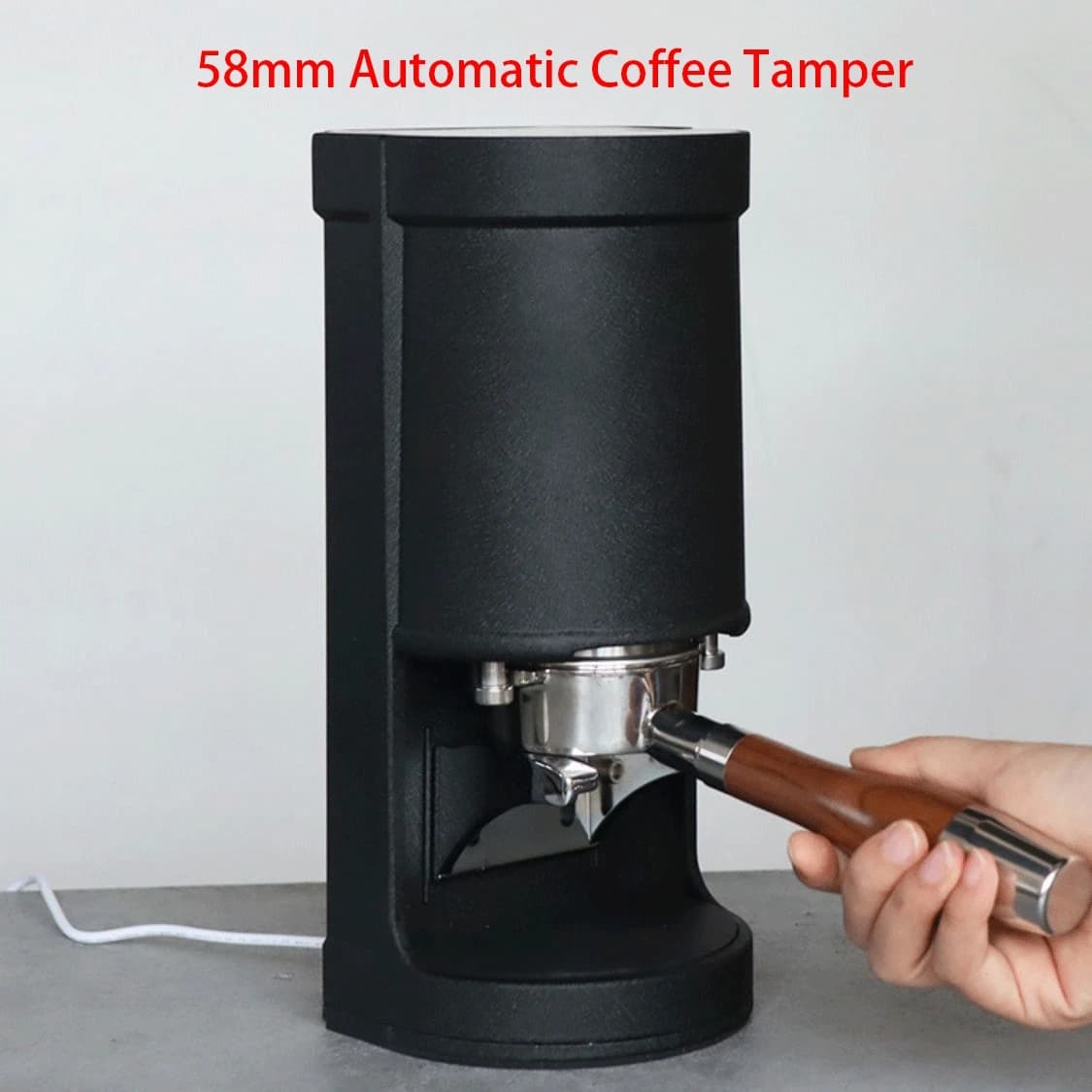 HomeWise TE-2 58mm Pressino automatico per caffè Touchscreen Pressino elettrico per caffè espresso 58,5 mm Pressino elettrico regolabile