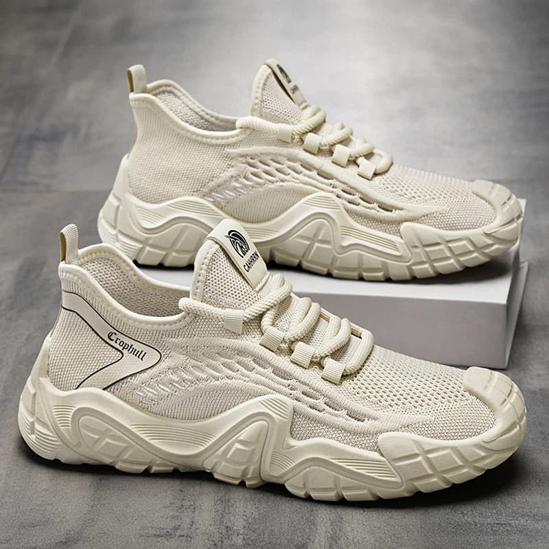 Scarpe casual da uomo primavera/estate in tessuto traspirante, calzini a forma di polpo, scarpe mecha, sneakers sportive versatili con suola spessa