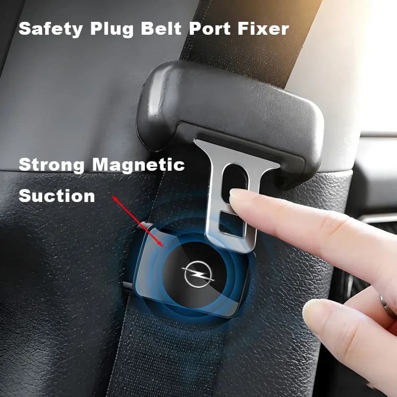 1/2pcs Magnetic Drawing Car Safety Belt Support Stabilizer Style For Opel Insignia Astra Meriva Zafira HG Race