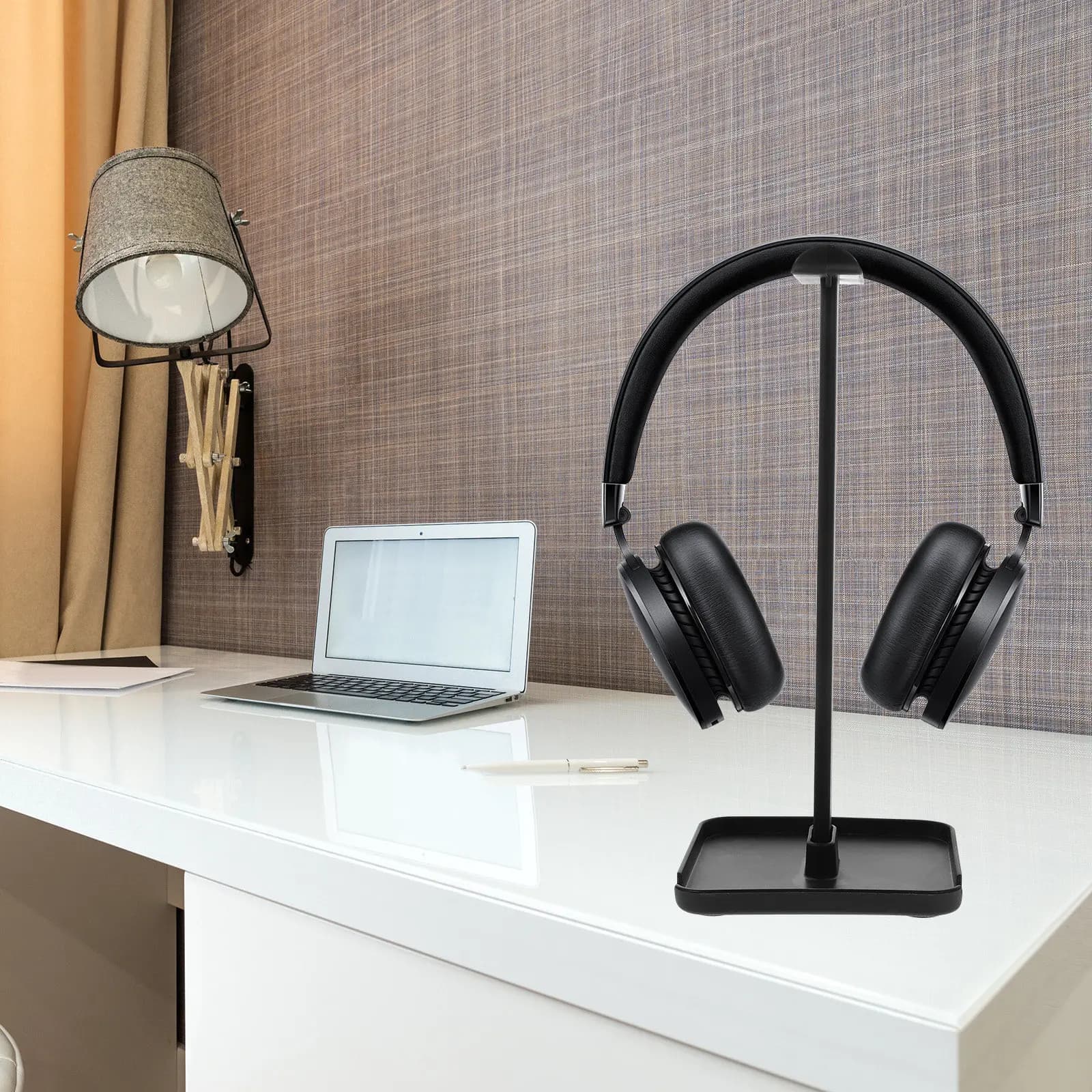 Supporto per Cuffie Spesso e Robusto, Porta Cuffie da Scrivania, Espositore Stabile per Cuffie da Gaming per Casa e Ufficio