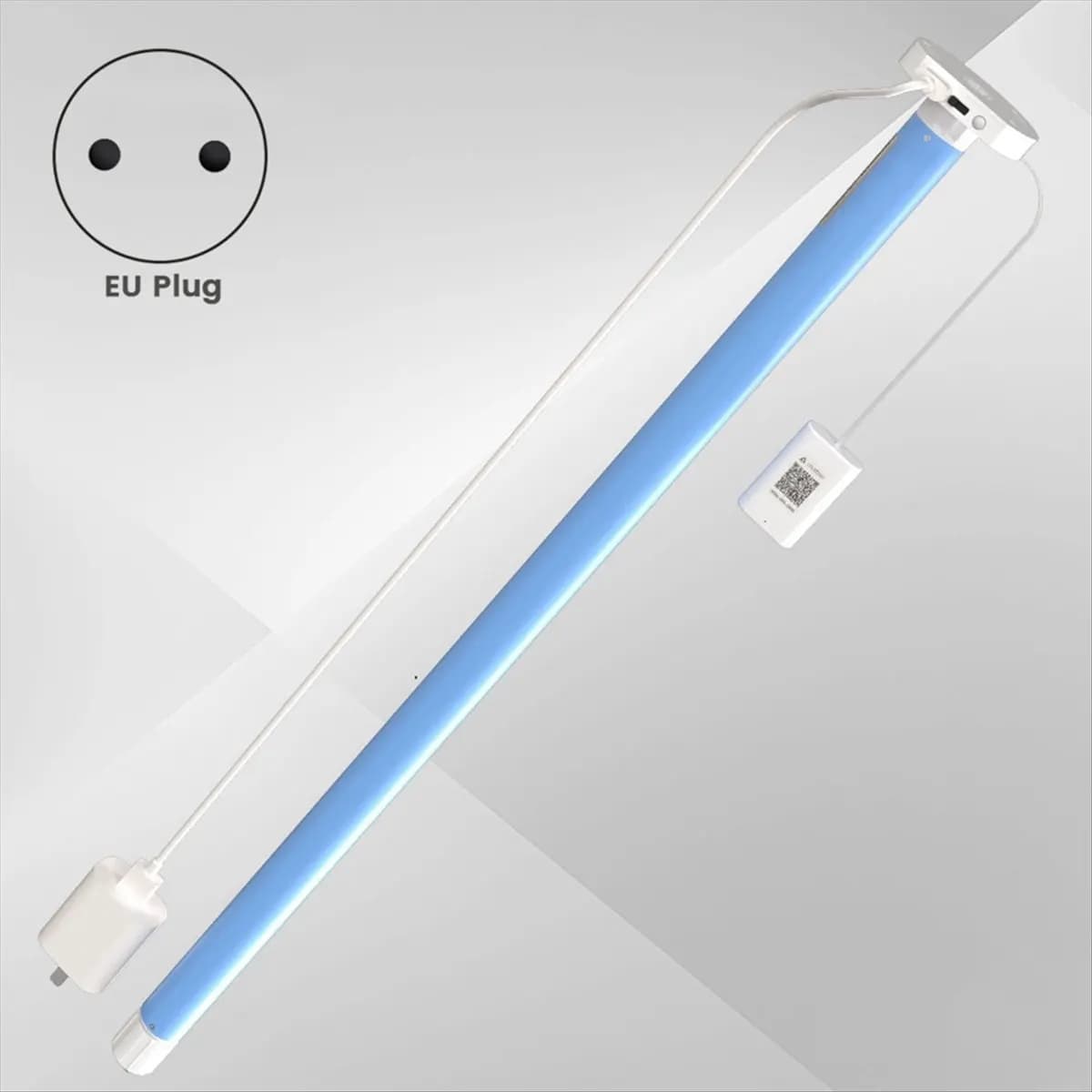 Motore per Tende a Rullo Smart WiFi INABEZ, Plug-in per Tubi da 17mm/20mm/25mm/28mm, Motore Tubolare per Tende con Spina EU e R9