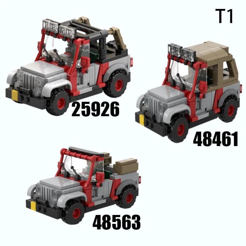 Spot MOC-48461 piccole particelle assemblate blocchi di costruzione per auto ornamenti assemblati giocattoli regalo fai da te giocattoli di trasporto per ragazzi