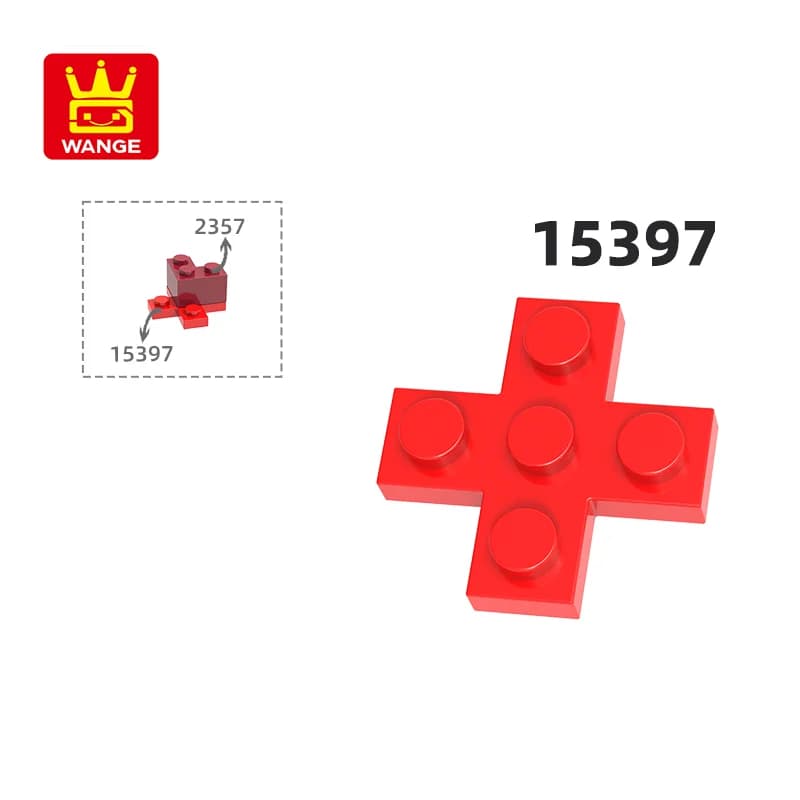WANGE 15397 100g/114 Pezzi Mattoncini Digitali Sottili 3x3 Blocchi da Costruzione Compatibili con Mattoncini DIY Pezzi di Ricambio Giocattolo Regalo