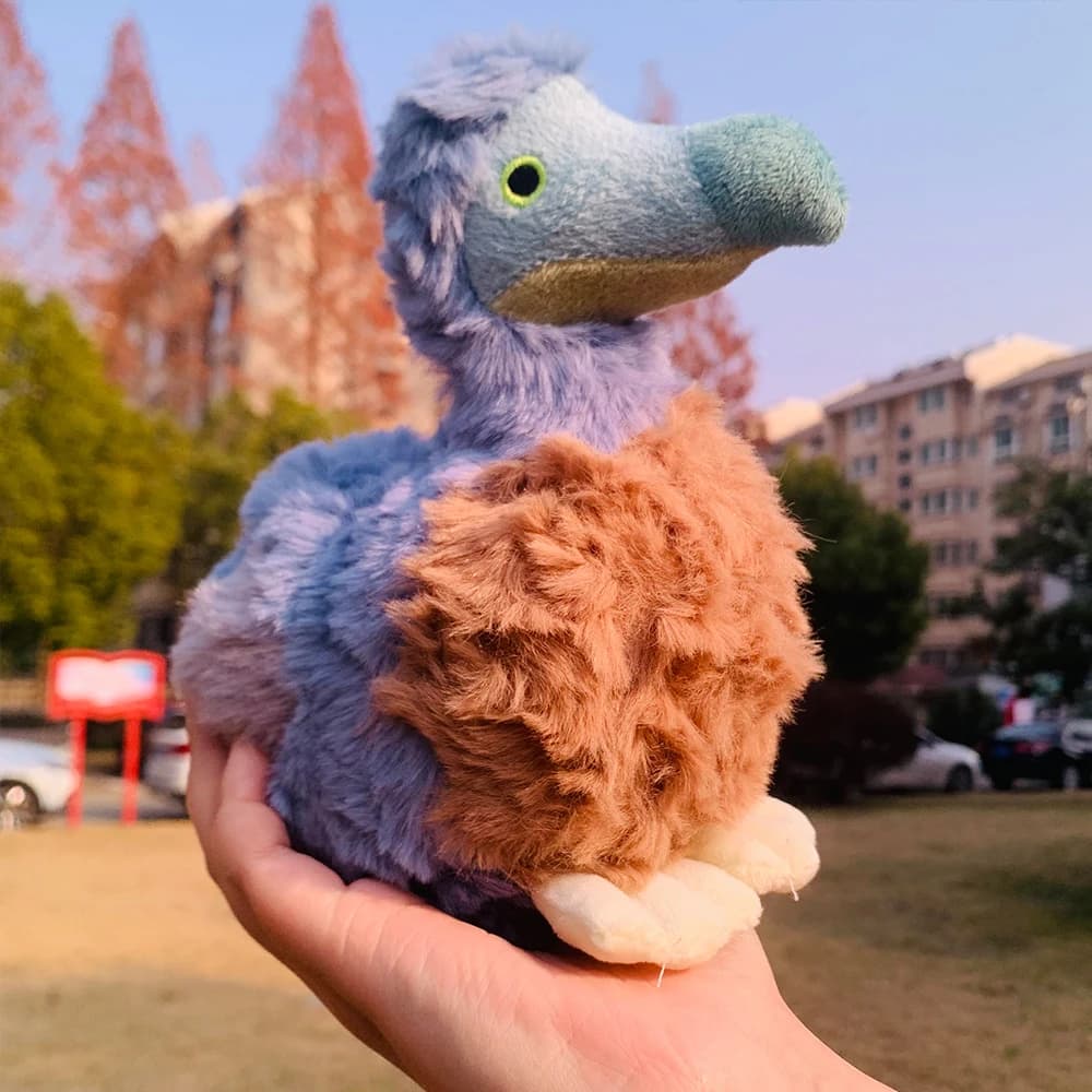 Nuovo Dodo Uccello Peluche Giocattolo Adorabile Borse per Uccelli Pendenti Portachiavi Bambole di Accompagnamento per Bambini Regali di Festa di Laurea