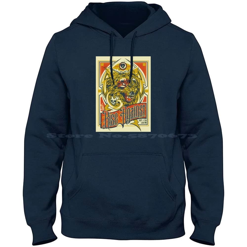 Twisted Off 100% pure cotton sweatshirt with cap Tshirt music Punk against Rise Up Greenday Band Logo withstand black sister