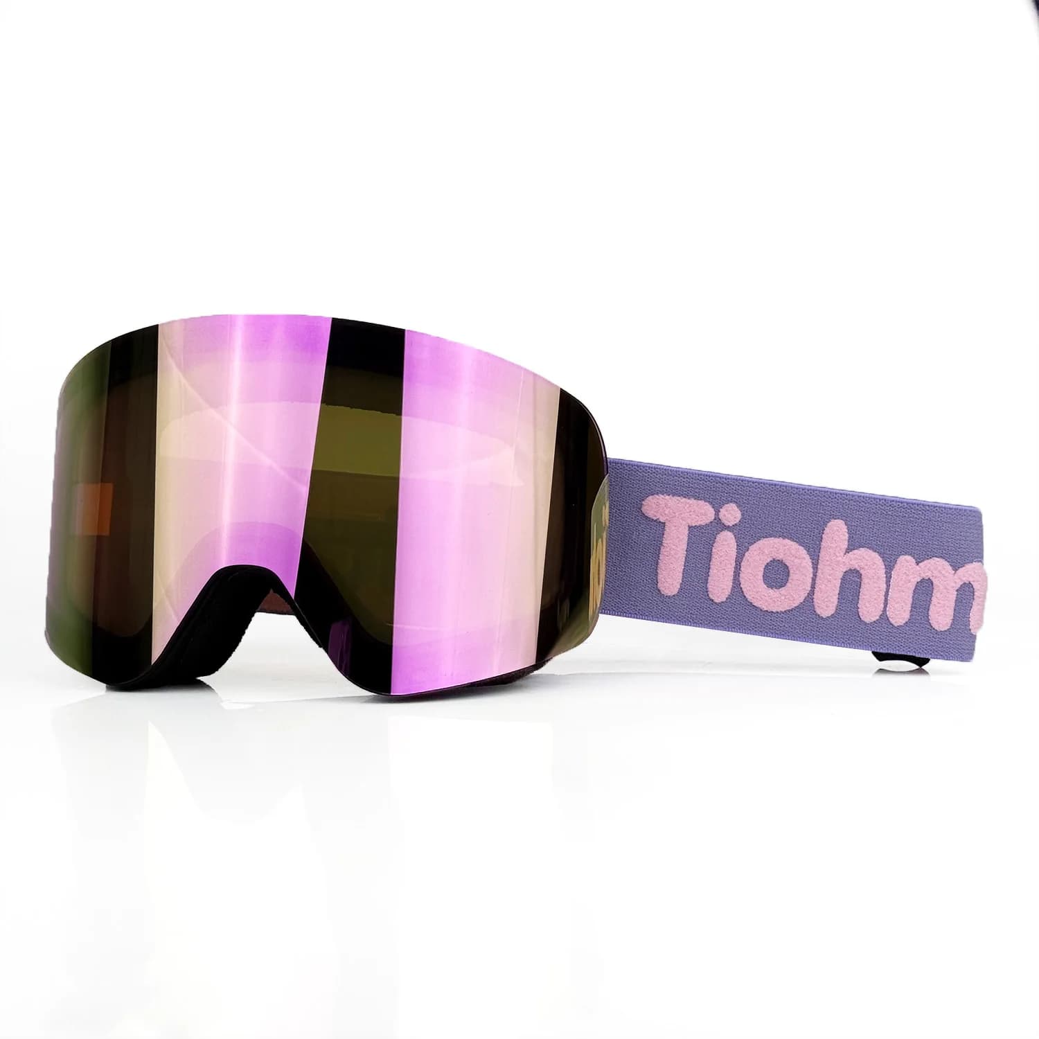 High Quality Magnetic Flip-Up Anti-Fog Ski Goggles UV400 HD Windproof Eyewear for Skiing Mountaineering And Outdoor Cycling