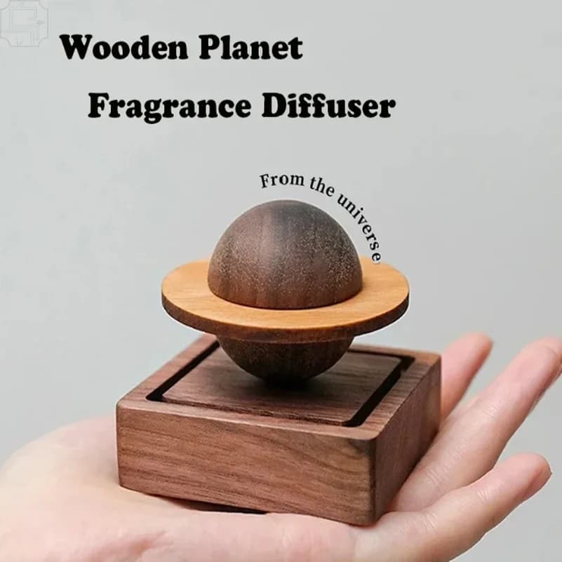Diffusore di profumo in legno (1 pz) senza oli essenziali, a forma di Giove, decorazione per la casa, purificatore d'aria, regalo per amico, essenziale per la camera da letto/dormitorio