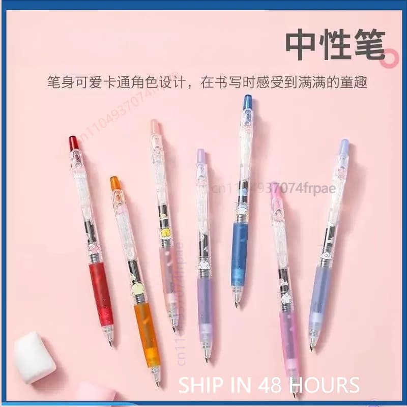 For PILOT Juice Knock Gel Pen Sanrio Limited Edition Kuromi My Melody Cinnamoroll 0.5mm Replaceable Cartridge School Pen（2pcs）