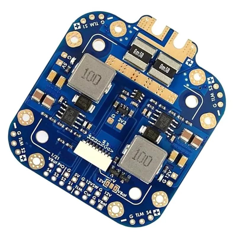 Y45A-For Matek System XCLASS PDB FCHUB-12S V2 Board Sensor 3-12S Lipo 5V& 12V Output For RC Drone FPV Quadcopter Multicopter
