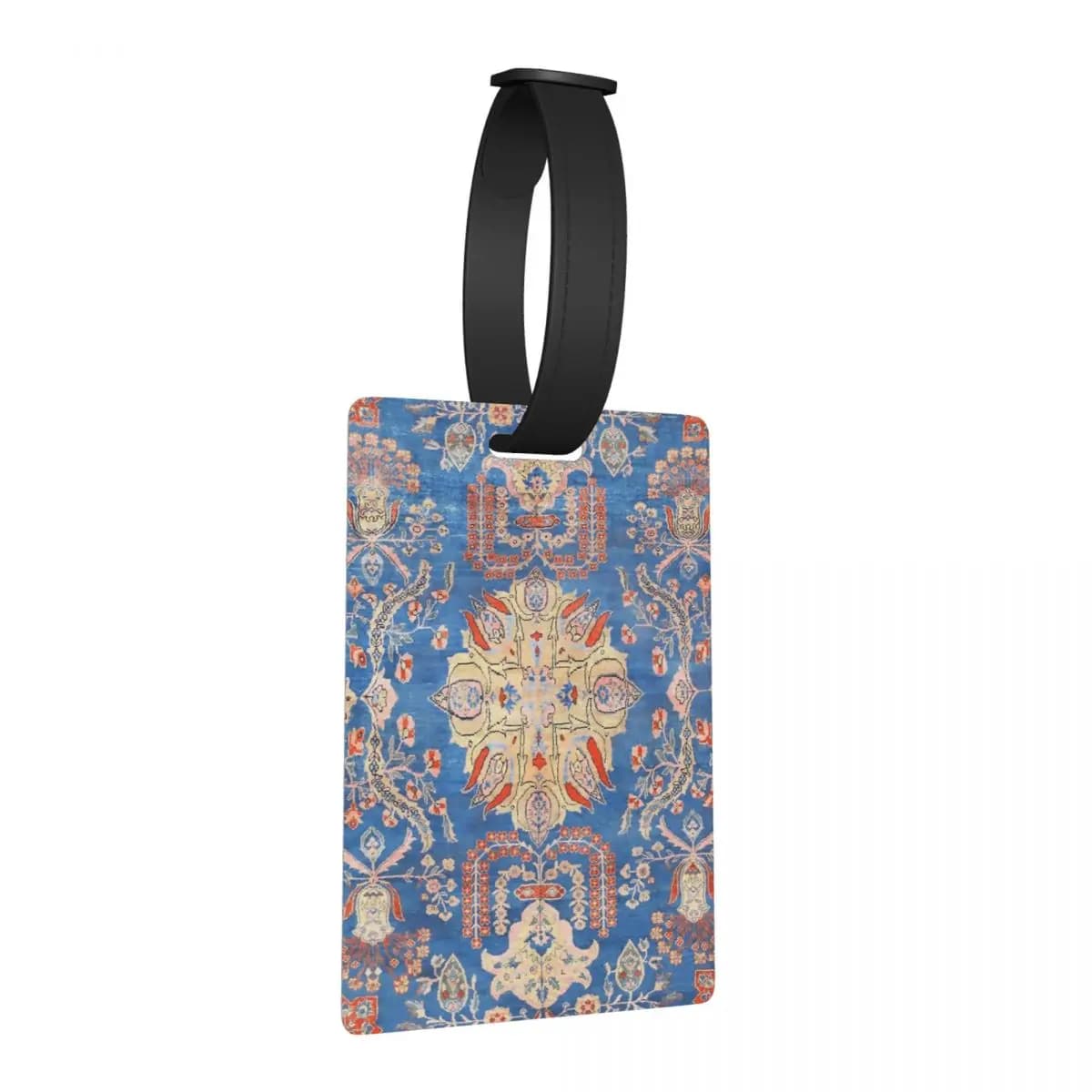 Etichette per Bagagli con Stampa di Tappeti Antichi Persiani di Sultanabad, Accessori per Valigie, Etichetta per Bagaglio da Viaggio, Porta Etichetta con Nome e Indirizzo