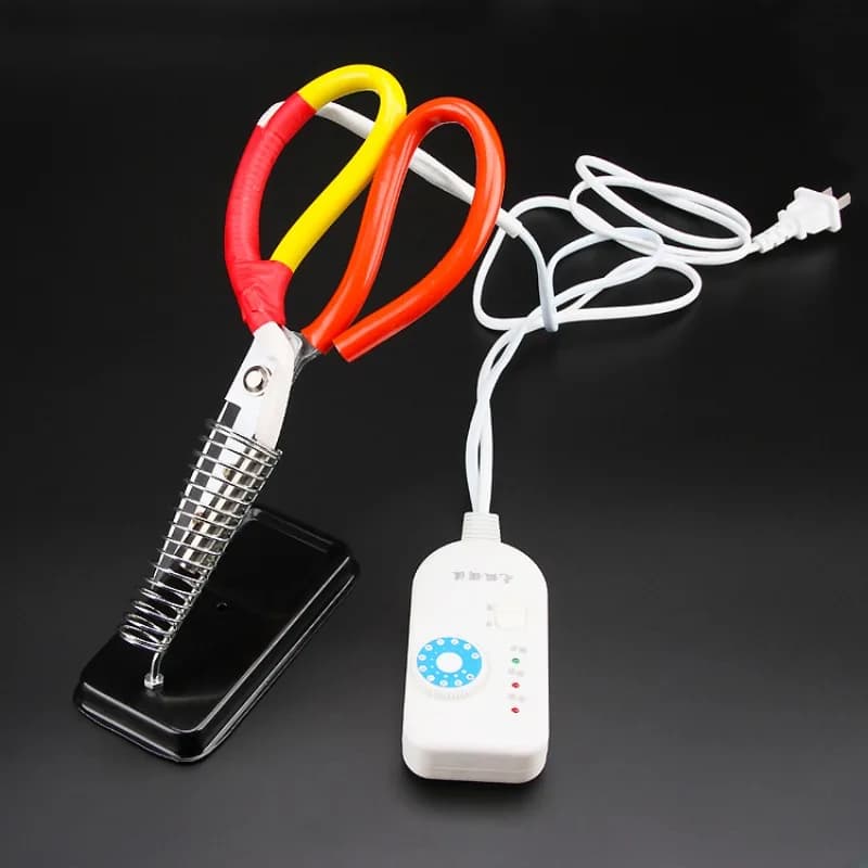 Thermostat Electric Scissors Ribbon Ribbon Trimming Scissors Hot Cut Zipper Elastic Band Ironing Cloth Nylon Ropes Labels