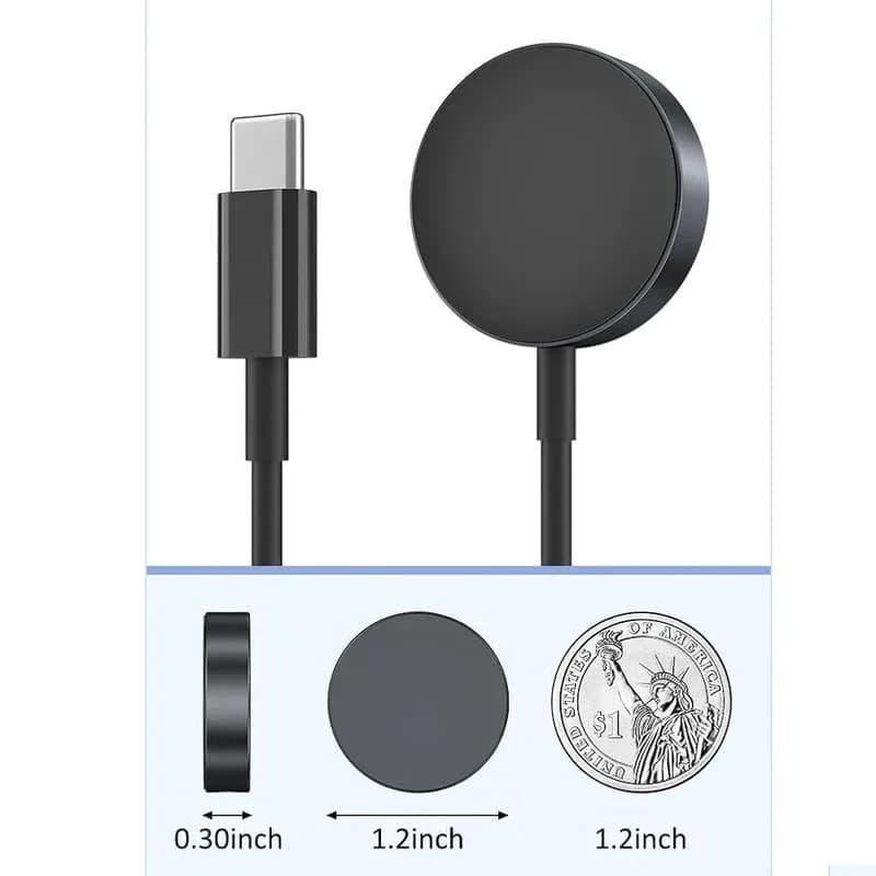 Aggiorna il caricabatterie di tipo C per Samsung Galaxy Watch Ultra/7/ Galaxy Watch E/6/6 Classic/5 Pro Cavo di ricarica USB C in lega di alluminio