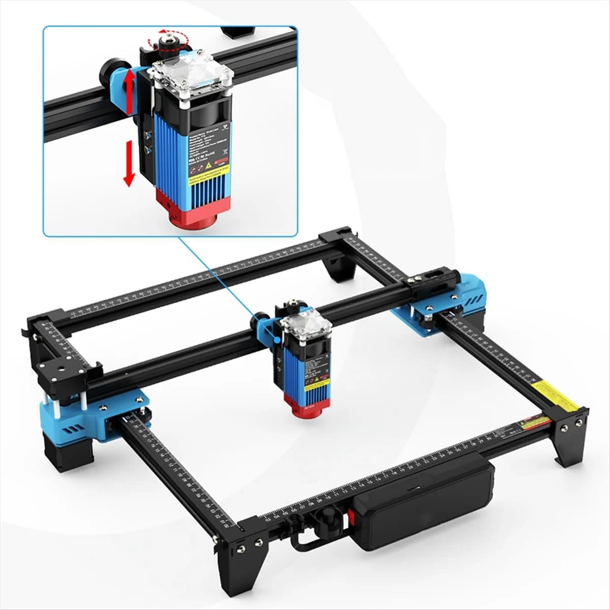 L33A_Laser Modulo di sollevamento regolabile Macchina per incisione laser Asse Z Staffa interamente in metallo per TWOTREES TTS-55 PRO/TTS-10 PRO
