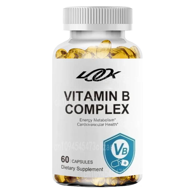 Complesso Vitaminico B - Integratore di Vitamine del Gruppo B che Supporta l'Energia e la Salute Generale - 60 Capsule