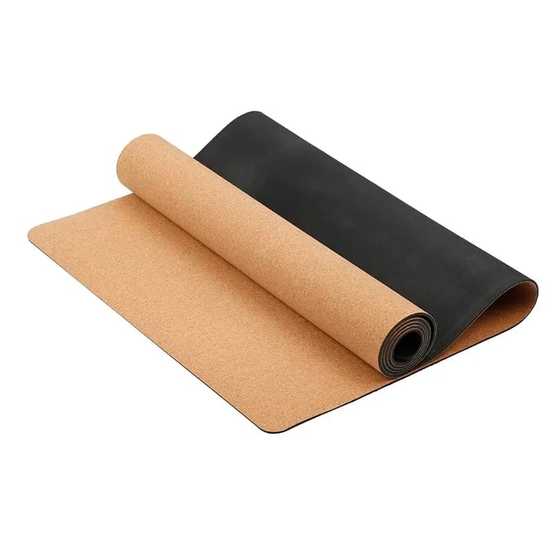 Natural cork rubber yoga mat with private label eco-friendly YTYIN factory price