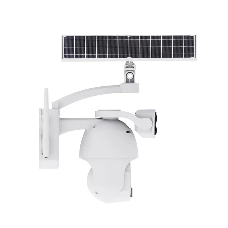 Telecamera IP Dome PTZ a Doppia Lente con APP Ubox, 6MP 1296P, Alimentazione Solare, Full Color, WIFI/4G, Rilevamento Umanoide AI, Monitoraggio Bambini CCTV