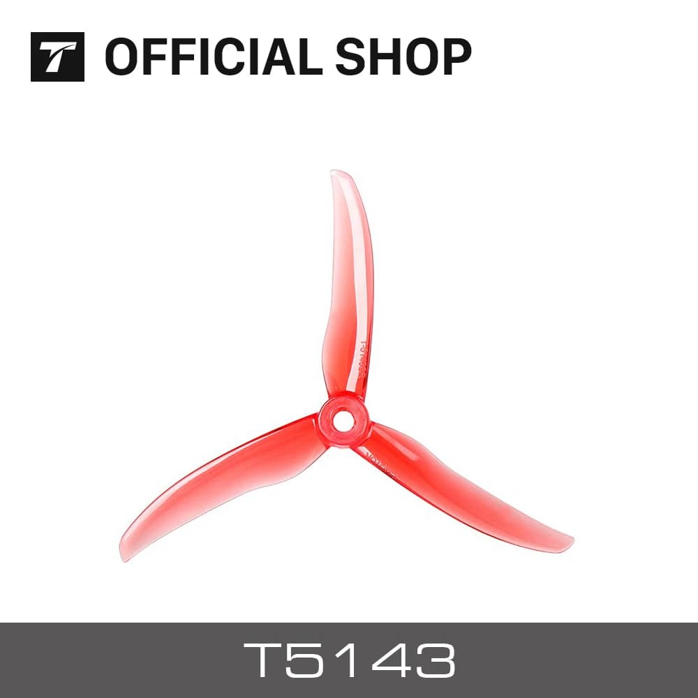 T-MOTOR Hobby T5143S FPV Scene Objects 2 pairs/bag 3 PC Elica CW CCW prop Elica prop For matching F40 II, F60 II Freestyle Frame