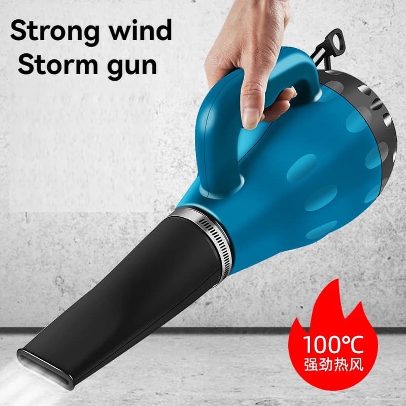 220V 3500W High Temperature Air Gun Powerful Industrial Hair Dryer Stone Heating Drying Gun Blowing Water and Snow