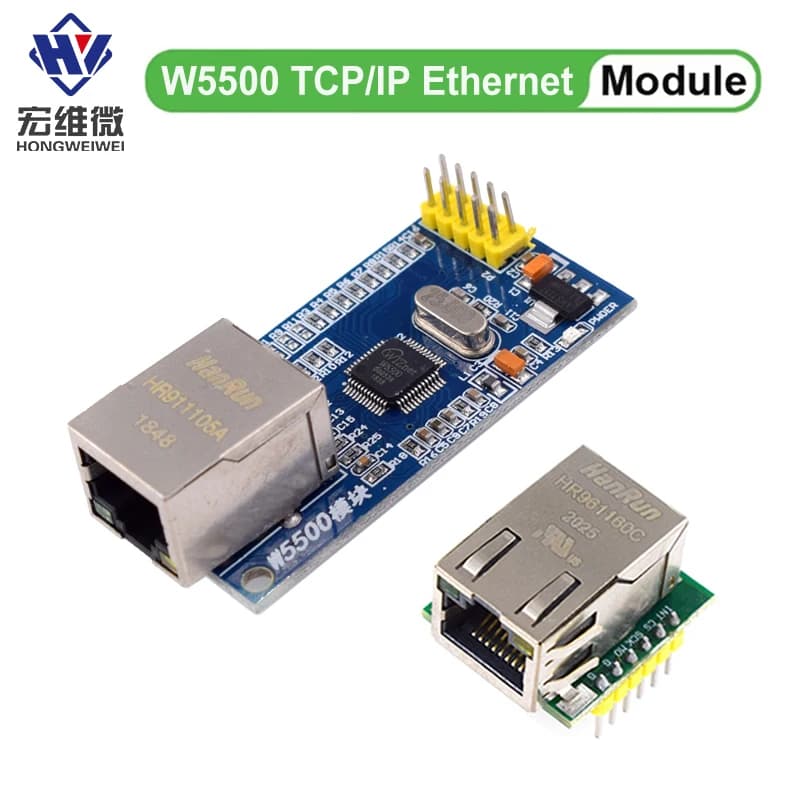 Chip W5500 Nuovo convertitore da SPI a LAN/Ethernet Programma microcontrollore TCP / IP 51 / STM32