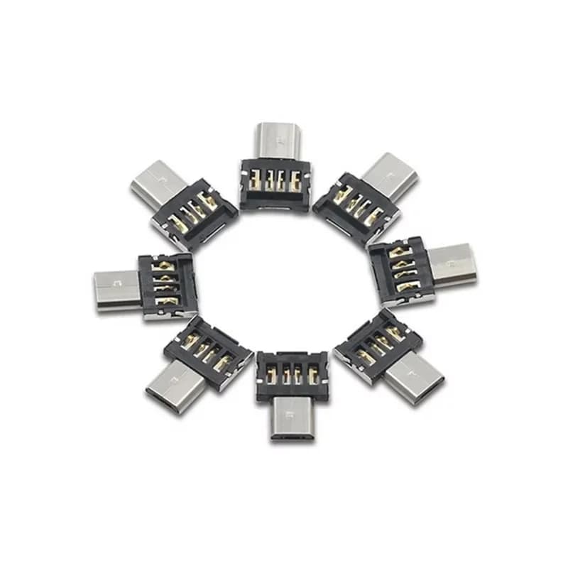 1/5PCS Universal Type-C Micro USB to USB 2.0 OTG Adapter Connector USB 2.0 Type C Micro USB OTG Cable Adapter For Xiaomi Huawei