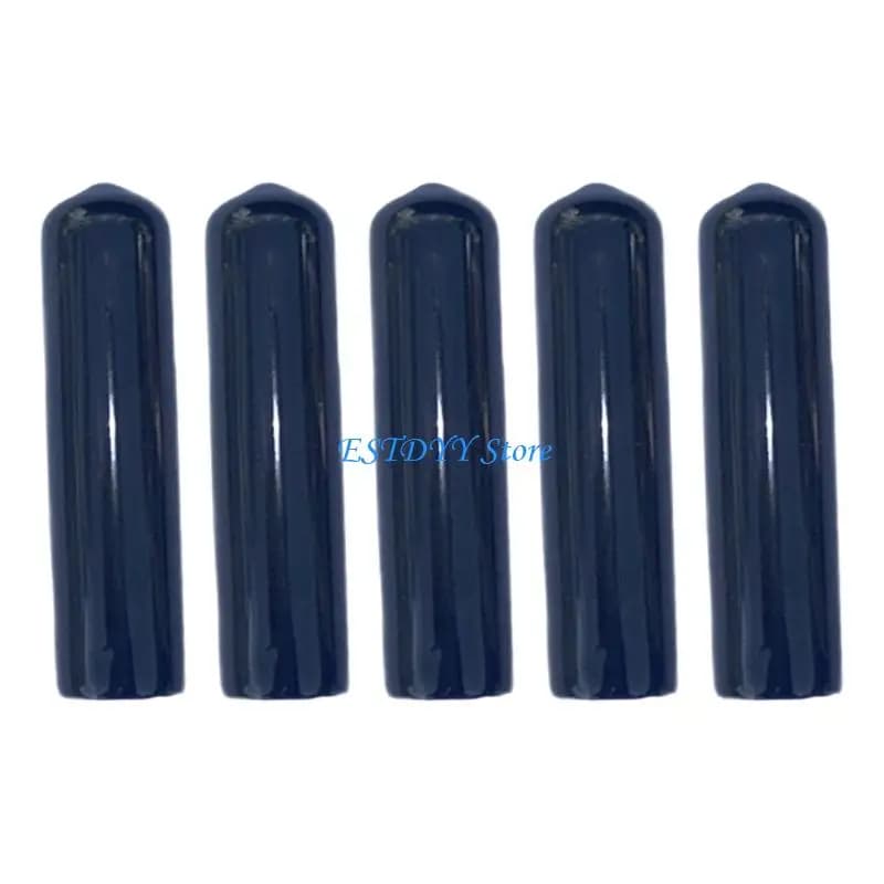 G6DE 5 Pz Biliardo Bastone Punta Della Copertura Pool Cue Tip Protector Snooker Tappi Protezione Leggero Tappi Protezione