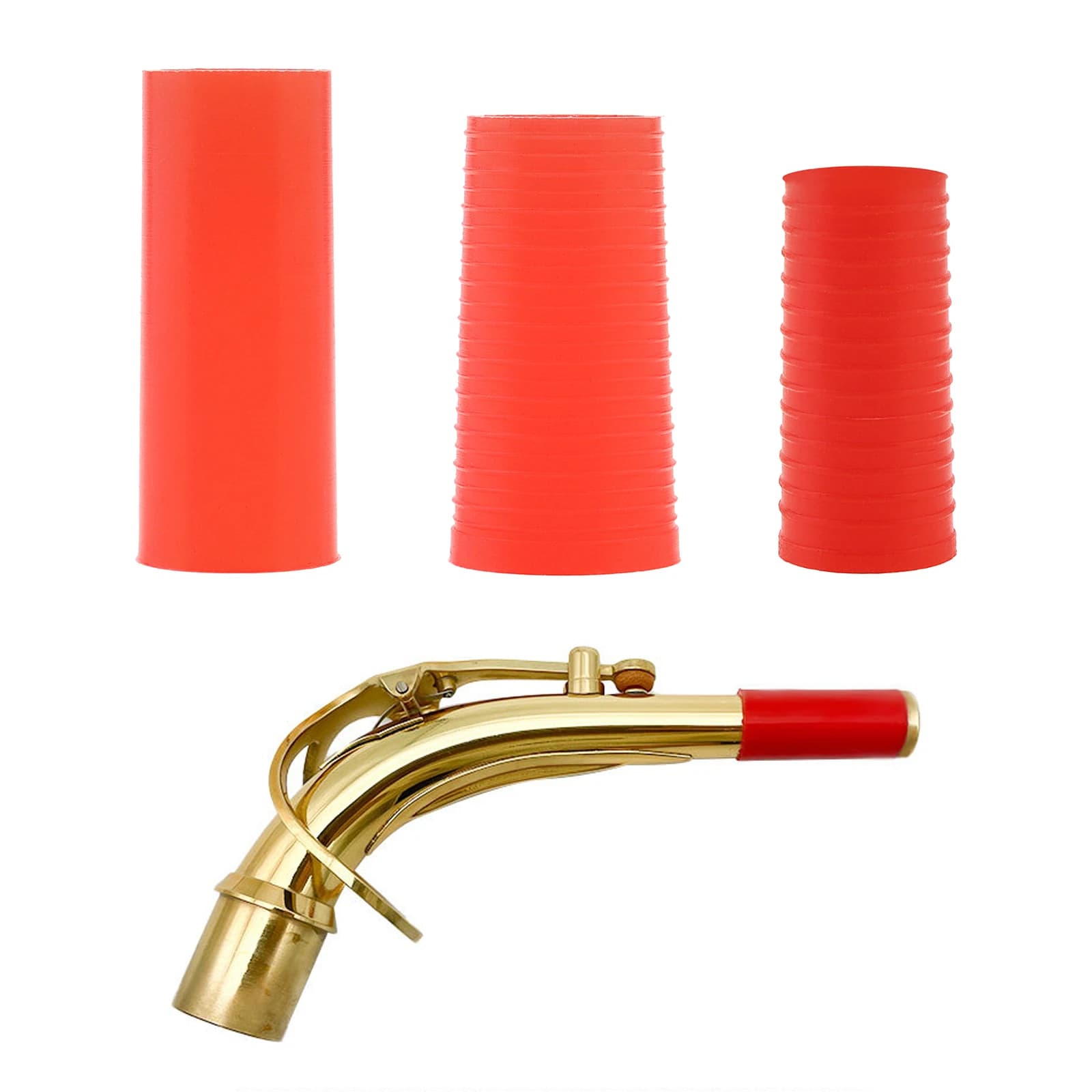 Silicone Material Good Sealing Saxophone Neck Cork for Alto / Soprano / Tenor Saxophone, Long-term Use Saxophone Neck Joint Cork