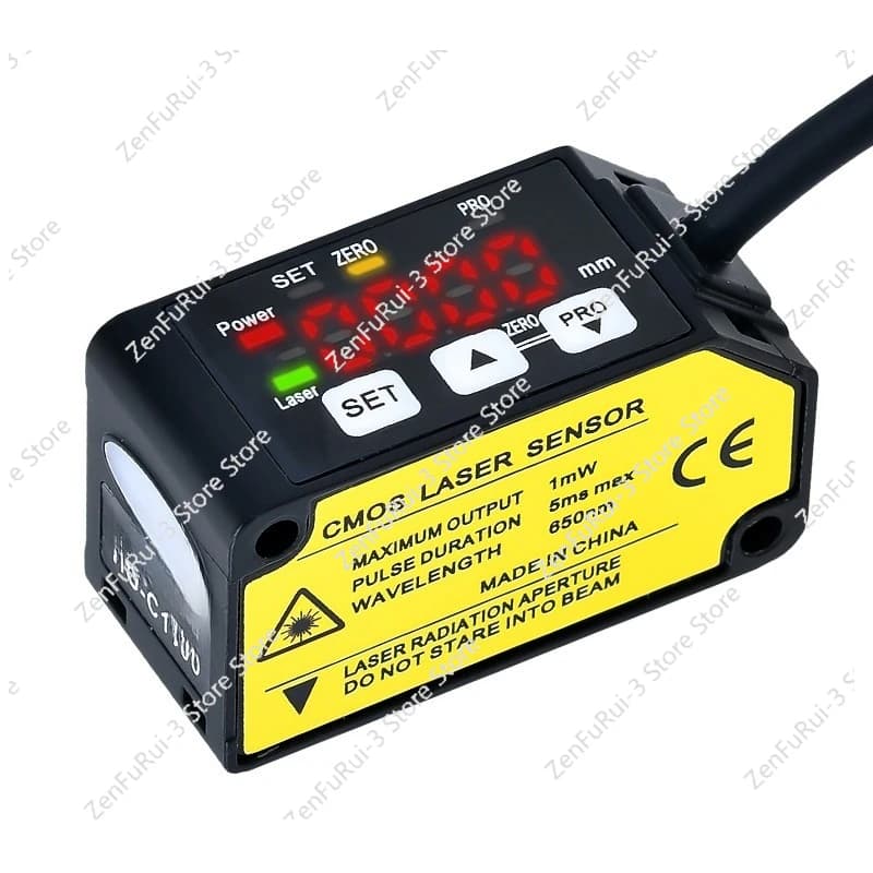 Sensore di spostamento laser HG-C1100/C1400 Sensore di portata laser Misurazione analogica Misurazione dello spessore