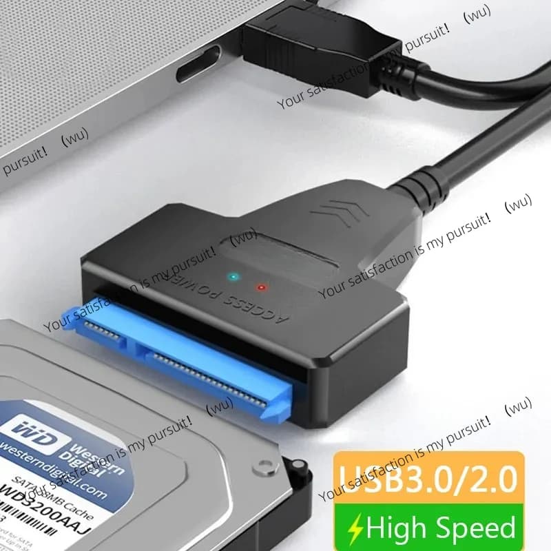 Cavo SATA a USB 3.0/2.0 fino a 6 Gbps per disco rigido SSD HDD esterno da 2,5 pollici Adattatore SATA 3 a 22 pin