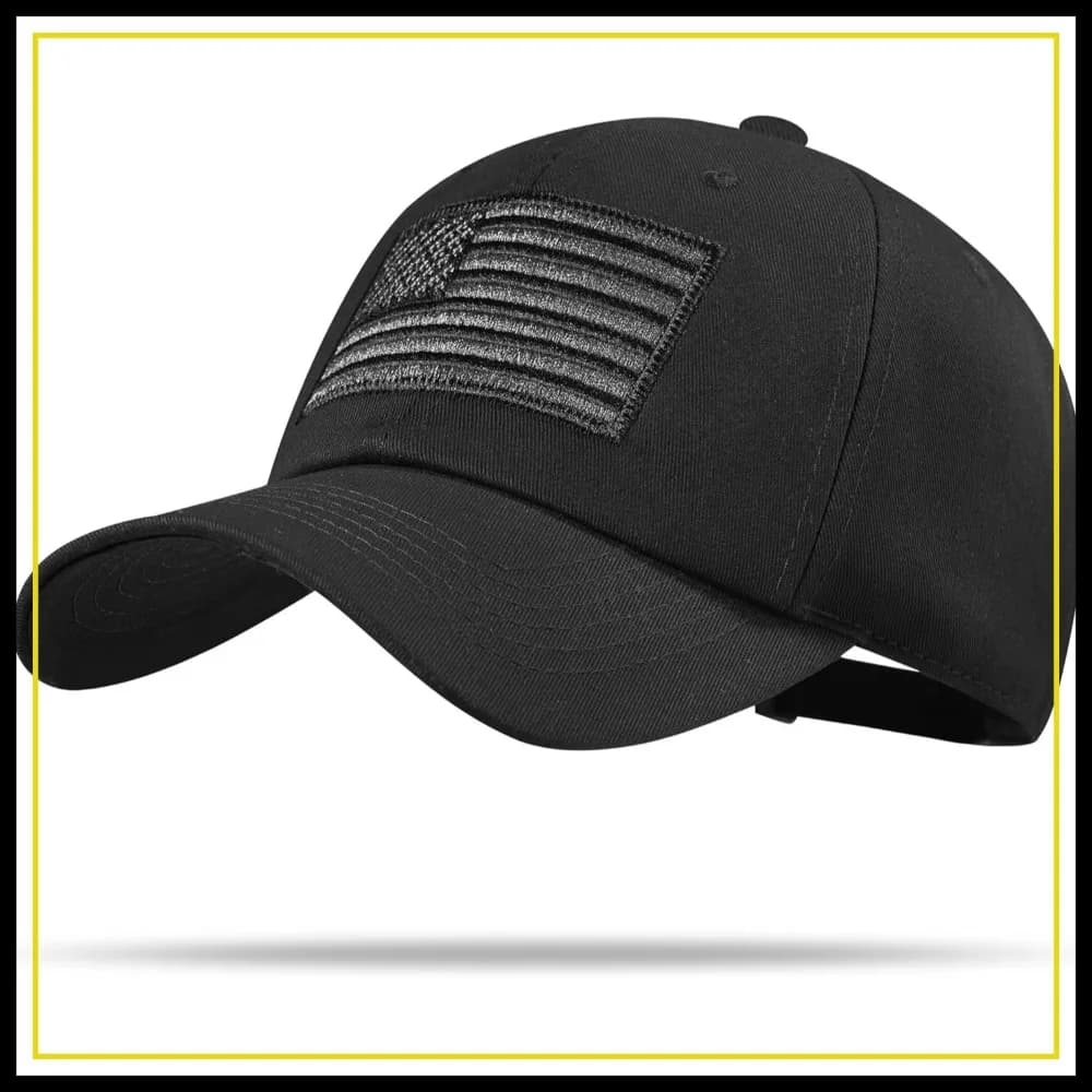 Cappello con Bandiera Americana, Berretto da Baseball USA Regolabile per Uomo e Donna, Cappelli Casual da Esterno