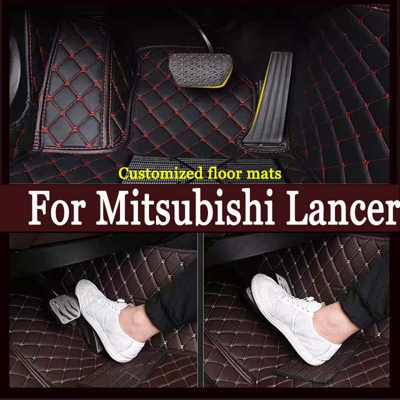 Tappetini per auto per Mitsubishi Lancer Evolution IX RS GSR 2006 ~ 2007 Tappeto impermeabile Tappetino per auto Alfombrillas Coche Accessori auto