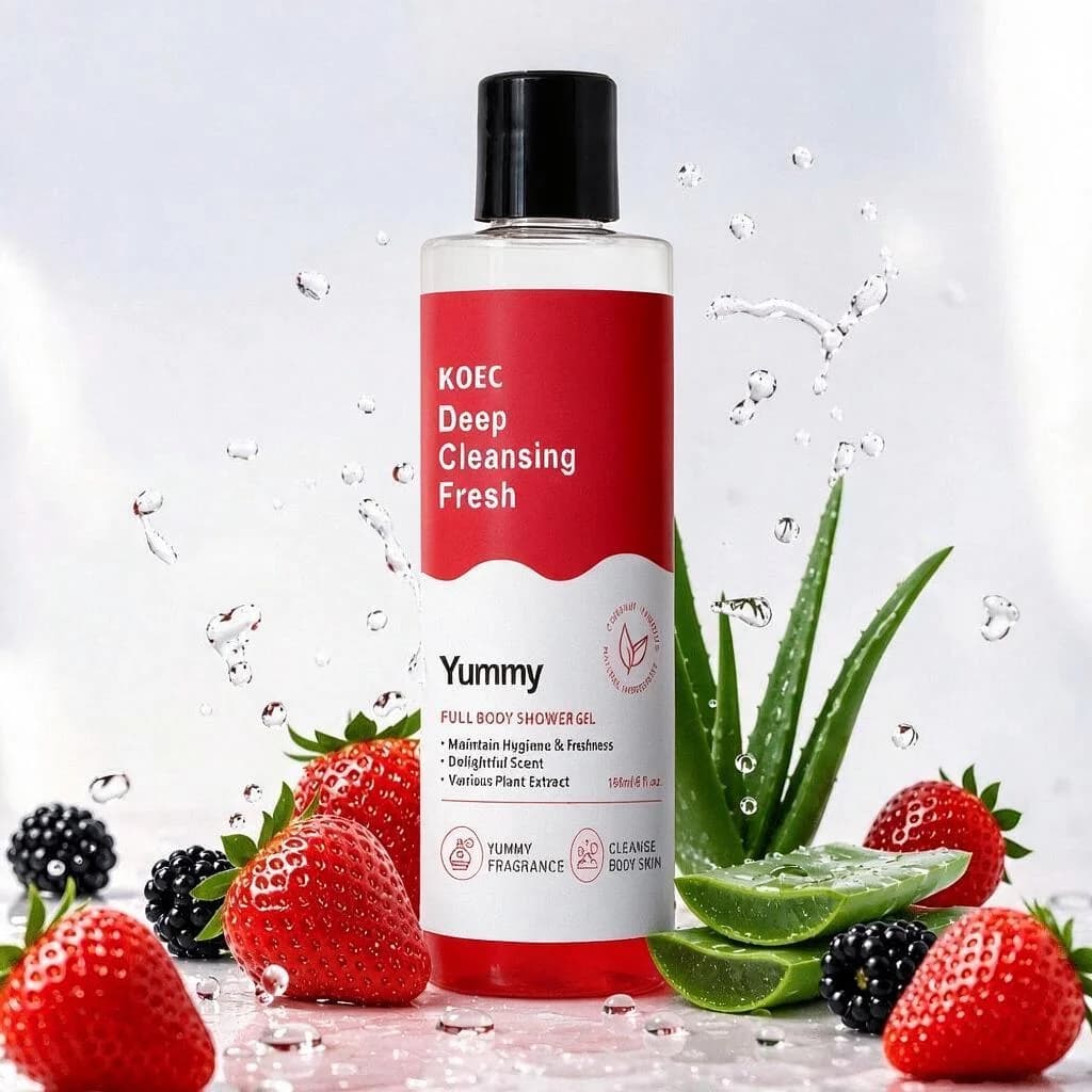 Natural Plant Extract Body Shower Gel with Pleasant Fragrance, Mild Deep Cleansing & Hydrating Formula, Freshens Skin, Helps Reduce Unpleasant Scent for Chest, Underarms, Bikini & Leg Areas, 2 Pack