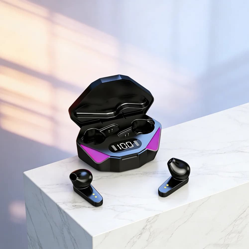 TWS Auxiliary Bluetooth wireless Bluetooth with microphone Low audio positioning 9D stereo music for smartphones