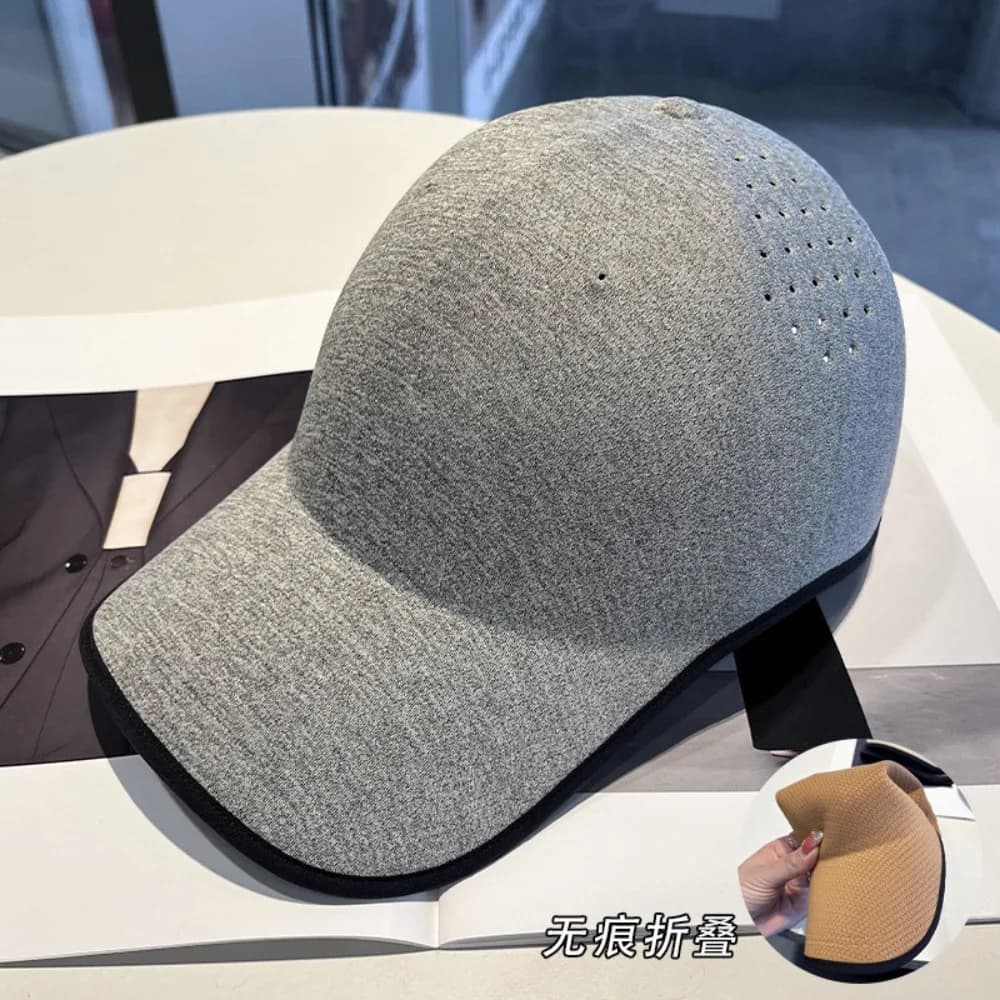 Creative Gift Seamless Baseball Cap Packable Quick Drying Outdoor Hat Breathable Lightweight Visor Cap