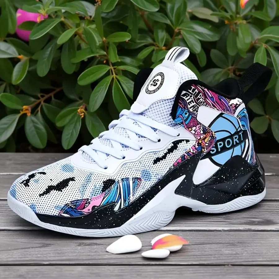 The new basketball shoes have a breathable Fly Woven fabric net and are available in three colours, sizes 35-45. They're perfect for you
