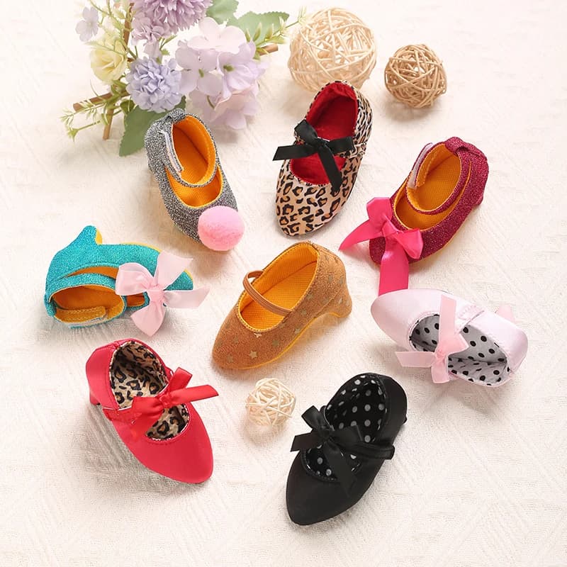 2026 VALEN SINA Shoes with High Heel for Newborn 0-12M, Princess Shoes with First Birthday Flake, Photo Accessories