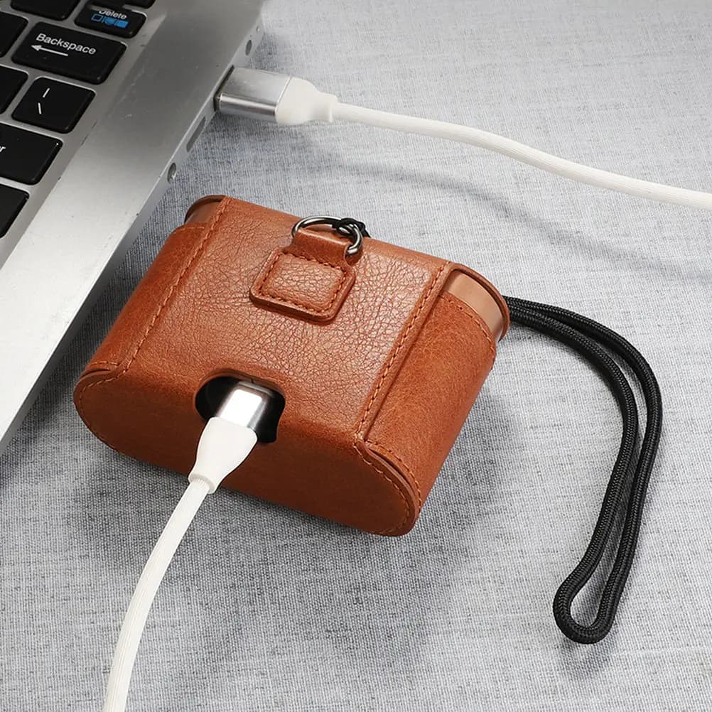 Wf-1000xm3 wireless earphone case with precise hole for charging port