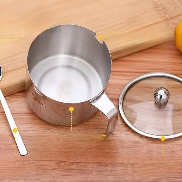 Kitchen Spice Jar Set Stainless Steel Hot Oil Salt Storage Container with Handle Home Use 10 Pieces Spice Bottle Storage