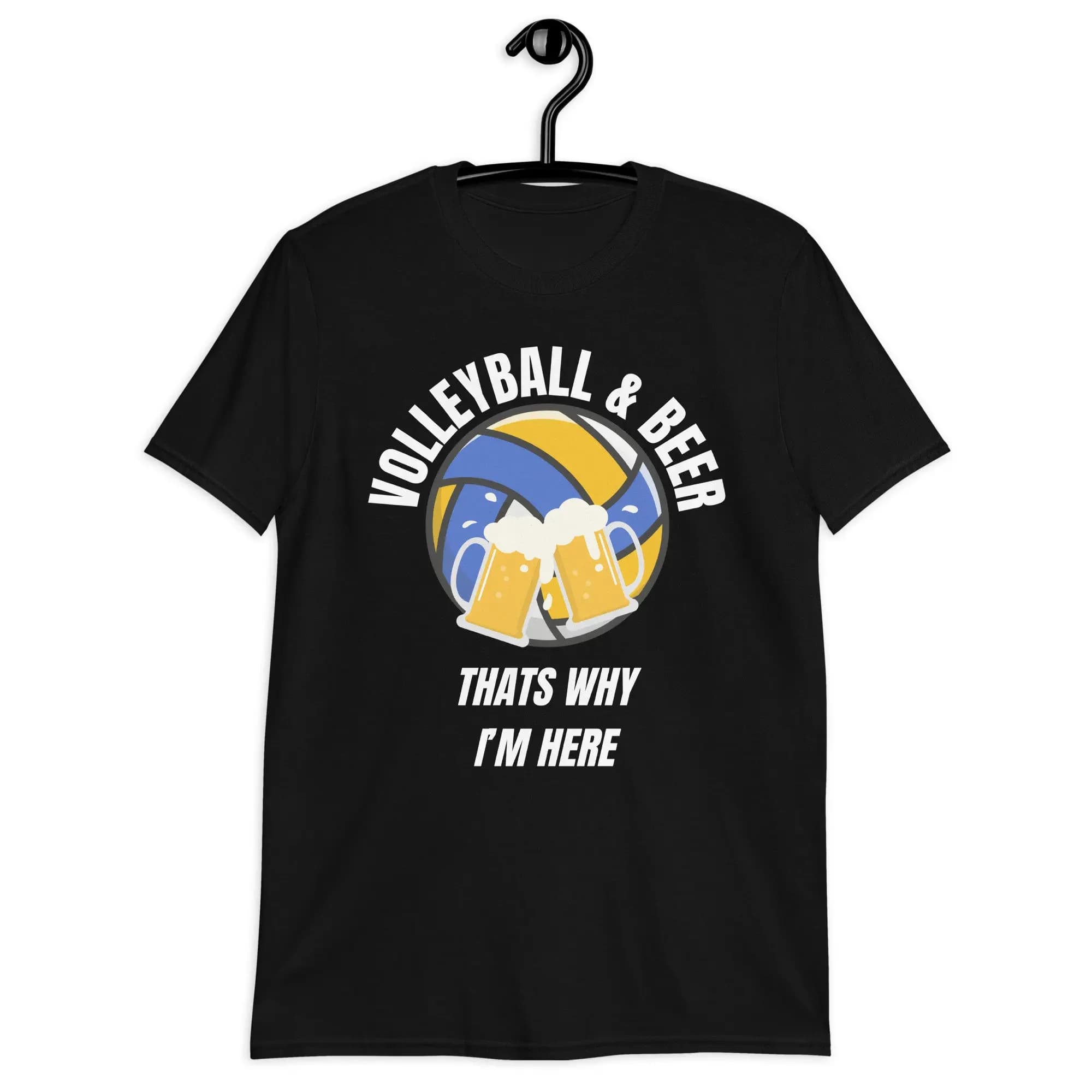 Volleyball beer t-shirt, ideal gift for sports leisure for fans