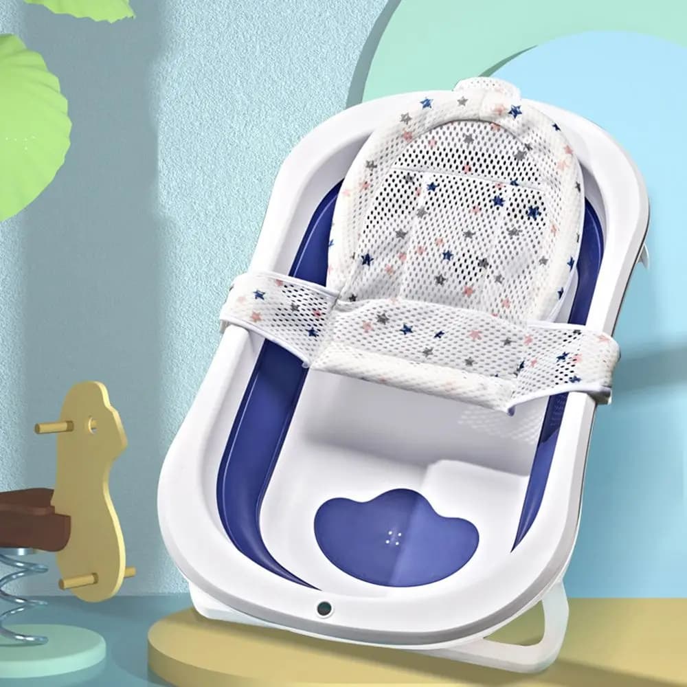 Protezione da bagno regolabile Tappetino per bambini Tappetino da bagno antiscivolo Tappetino per doccia a forma di T Cuscino per sedile per vasca da bagno