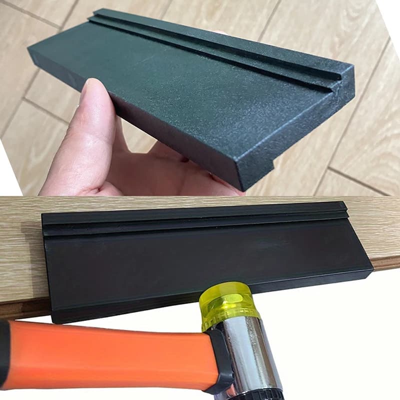 Kit di installazione per pavimenti in legno a forma di Z fai-da-te da 1 pezzo con 1 pezzo di blocco di maschiatura in plastica non elettrico per il miglioramento della casa