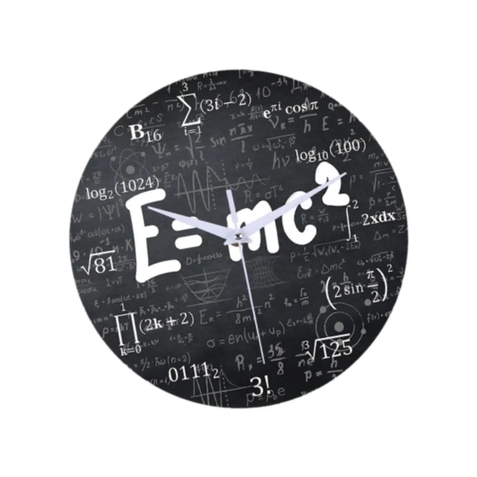 Orologio da Parete Matematico, Decorazione Pratica e Silenziosa per Casa, Soggiorno, Camera da Letto, Aula, per Amanti della Matematica
