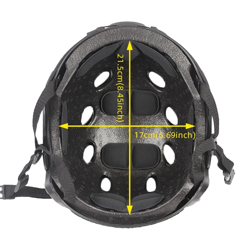 FAST PJ Helmet with Detachable Windproof Face Mask Airsoft Protective Helmet Outdoor Cycling Training Helmet