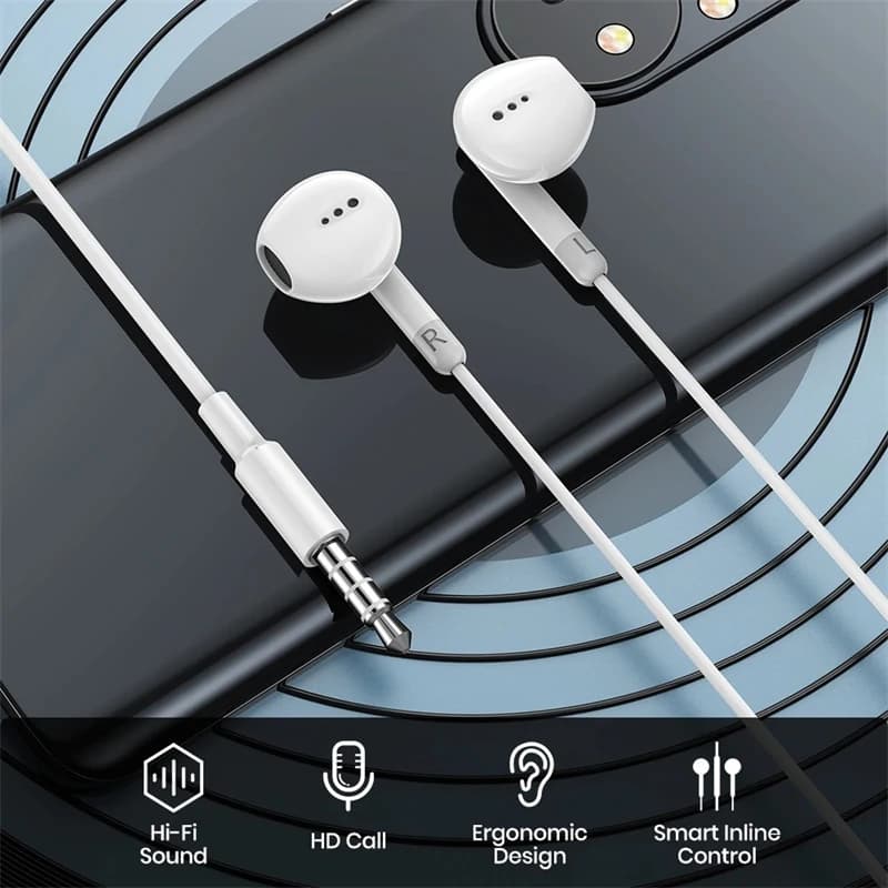 For Apple iPhone 14 Lighting Earphones 13 12 11 Pro Max XR XS X SE 7 8 6 Plus Bluetooth In Ear Wired Earbuds Phone Accessories