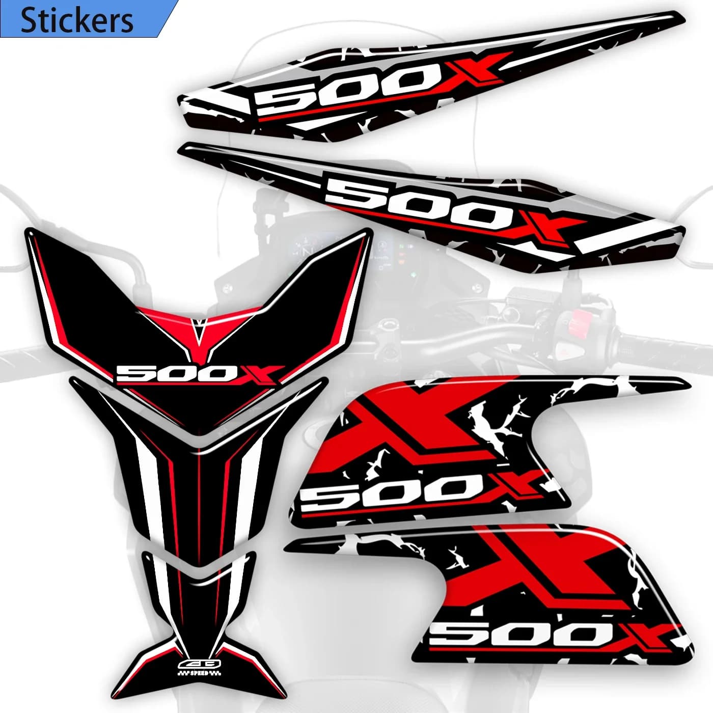 CB500X For Honda CB500X CB 500X 500X Kit Oil Combustible Ginocchio Decalcomanie Stickers Tank Pad Protector