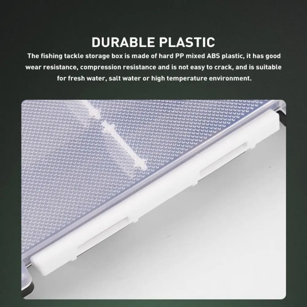 Double Side Fishing Equipment Box Design Assembled Spinner Lure Fishing Accessories Storage box Faux bait box Carpet fishing