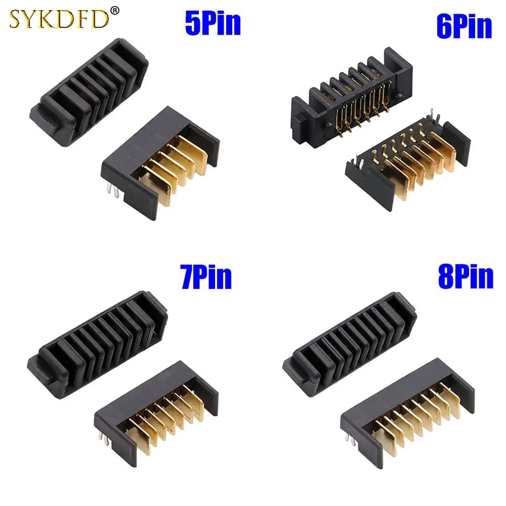 1 paio 4/5/6/7/8/9/10Pin connettore batteria per Laptop passo 2.0mm supporto Clip Slot contatto spina maschio e femmina