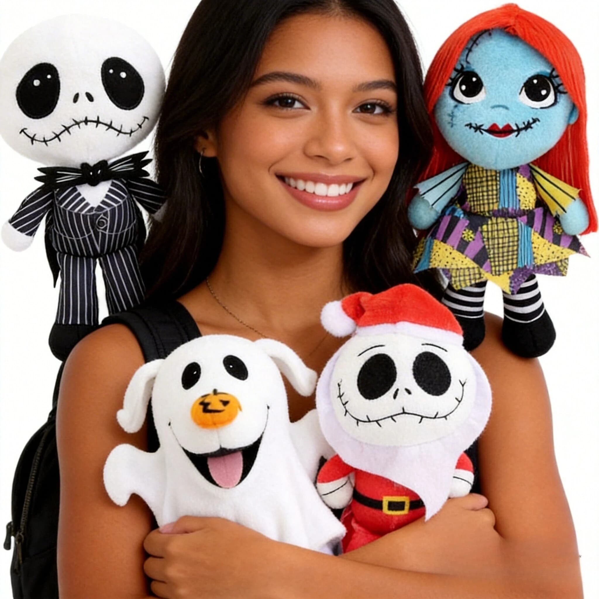 Collezione di Peluche della Serie Nightmare Before Christmas, Jack Skellington e Sally, Regali di Halloween e Natale per Bambini